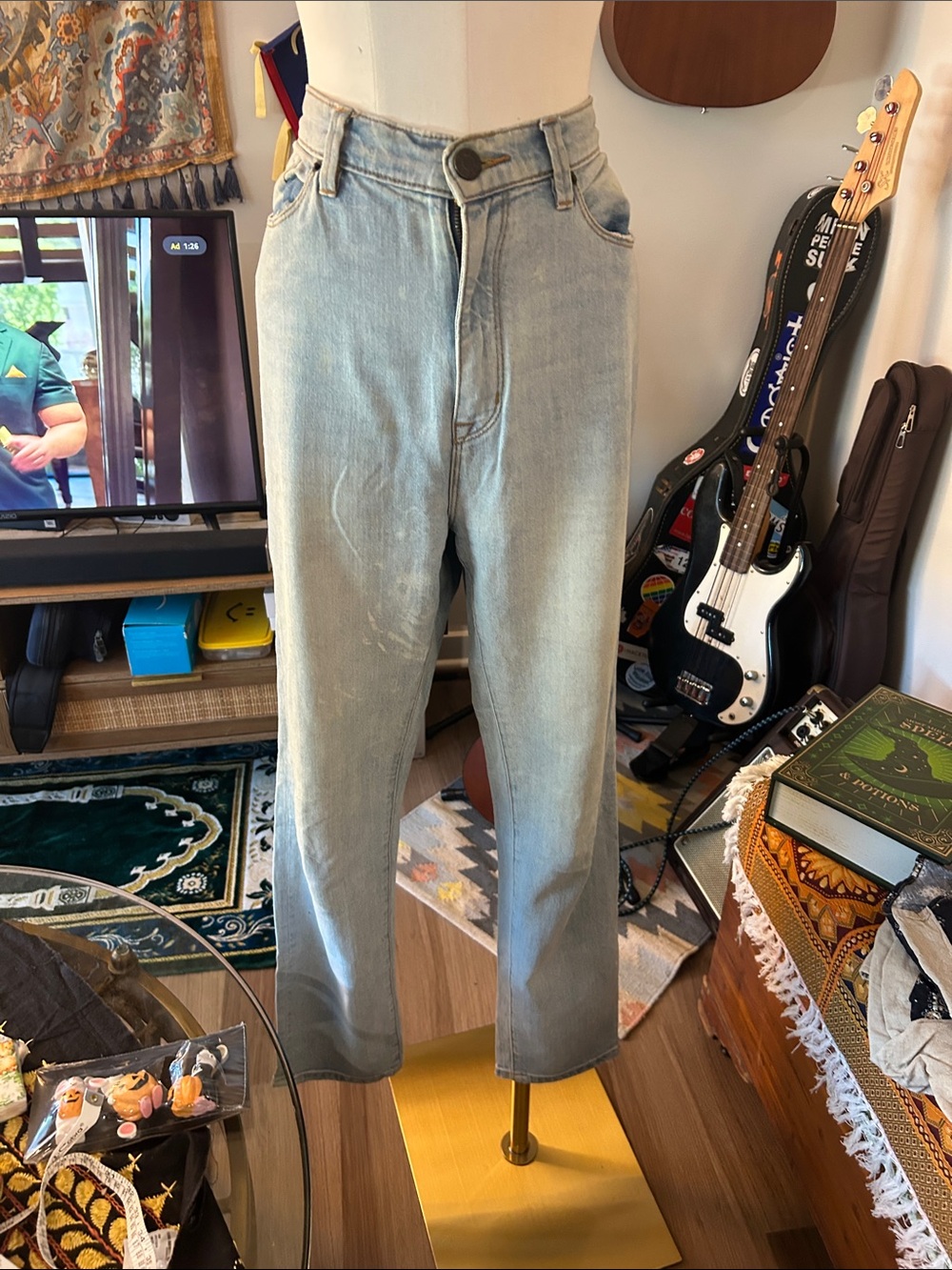 Urban Outfitters BDG Light Wash High-Rise Mom Jeans